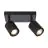 Good&Mojo Plafonnier Java Bambou Noir | Convient pour 2x GU10 