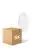 Lot 5x Ledvance Surface Circulaire 250 Blanc 13W 960lm - 840 Blanc Froid | IP44 -  avec Sensor