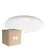 Lot 4x Noxion Hublot LED Corido V2 Blanc 12/16/20W 2000lm 830-840-865 CCT | IP44 - Détecteur de Mouvement et de Lumière